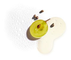 Organic grape water and grapeseed oil